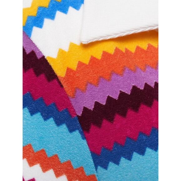 Missoni Chevron-Pattern Cropped Polo Top Multicolor - 40 (4) - Picture 4 of 5